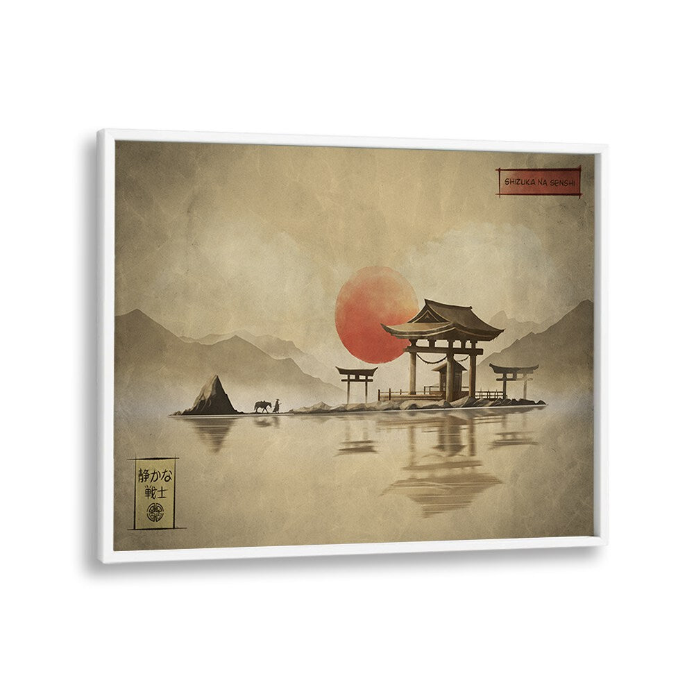 Tranquil scene from SHIZUKA NA SENSH, JAPANESE PAINTINGS, showcasing serene landscape and elegant aesthetics.