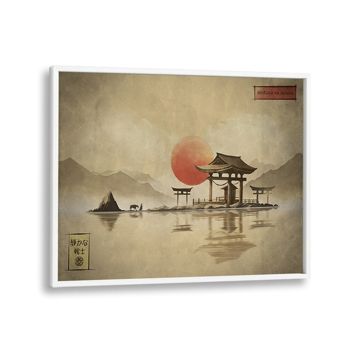 Tranquil scene from SHIZUKA NA SENSH, JAPANESE PAINTINGS, showcasing serene landscape and elegant aesthetics.