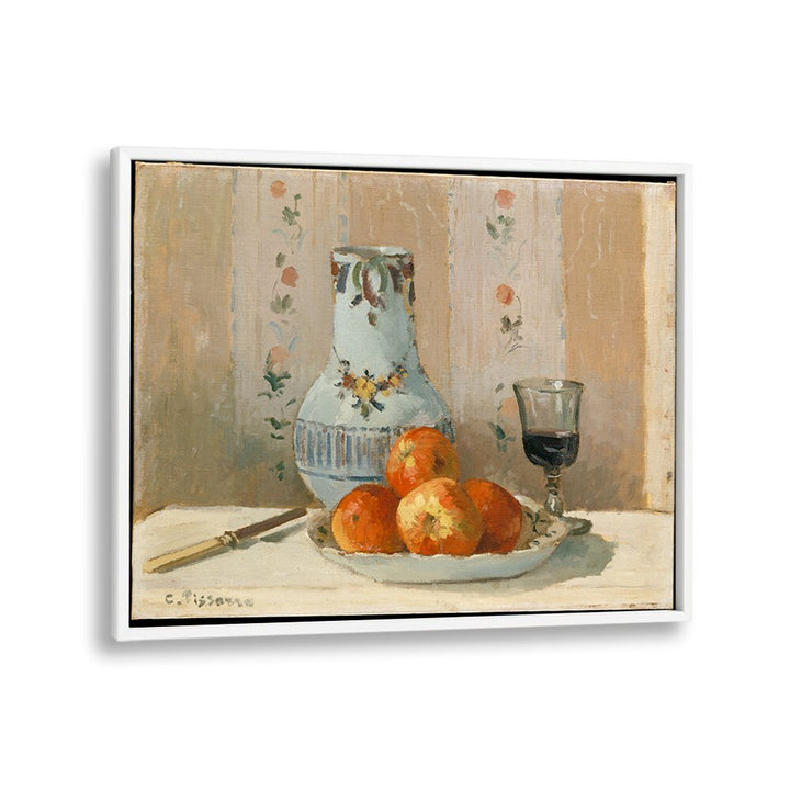 STILL LIFE WITH APPLES AND PITCHER (1872) , VINTAGE PAINTINGS