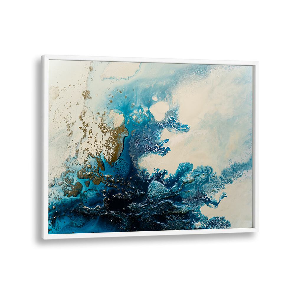 Stunning BLUE OCEAN ROYAL ESCAPE, ABSTRACT PAINTINGS featuring soothing blue hues for a tranquil ambiance. Transform your space!