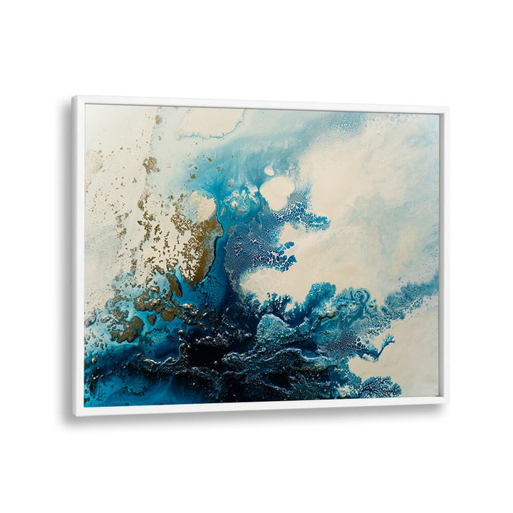 Stunning BLUE OCEAN ROYAL ESCAPE, ABSTRACT PAINTINGS featuring soothing blue hues for a tranquil ambiance. Transform your space!