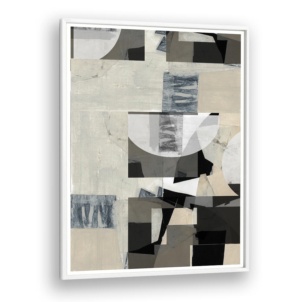 Elegant MONOCHROME COMPOSITION NO III, ABSTRACT PAINTINGS adds modern sophistication to any decor. Perfect for stylish spaces.