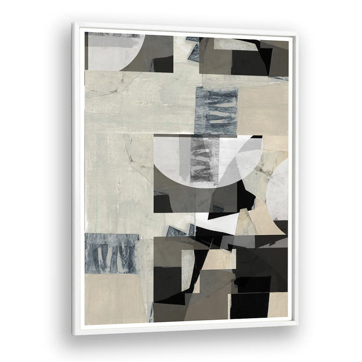 Elegant MONOCHROME COMPOSITION NO III, ABSTRACT PAINTINGS adds modern sophistication to any decor. Perfect for stylish spaces.