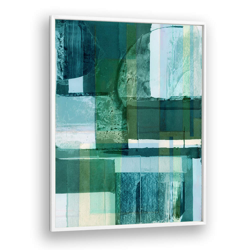 Transform your space with SHADES BLUE AND NEUTRAL II, ABSTRACT PAINTINGS featuring rich blues and soothing neutrals.