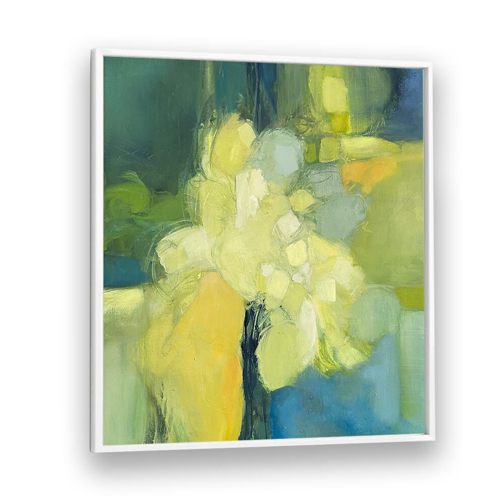 Vibrant OLIVE DREAMS, ABSTRACT PAINTINGS showcase calming hues, perfect for modern decor, enhancing any space beautifully.