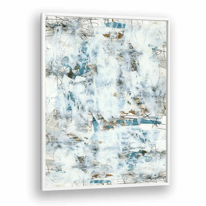 Stunning WHITE MIST 2, ABSTRACT PAINTINGS blend soft hues for a contemporary touch, perfect for your vibrant sanctuary.