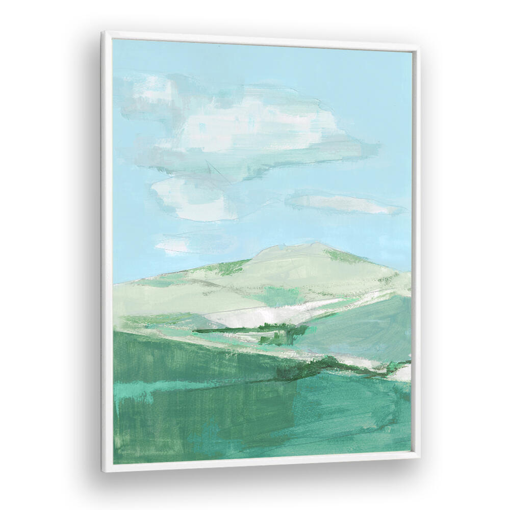 Serene landscape with soft hues, showcasing the beauty of PASTEL MEADOWS, LANDSCAPE PAINTINGS for your home decor.