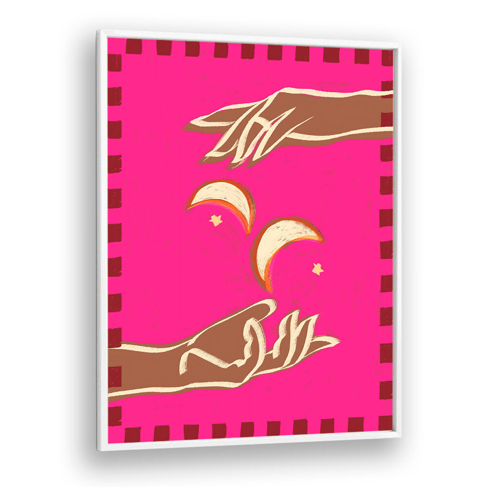 A COUPLE OF MOONS , BOHO ART PAINTINGS