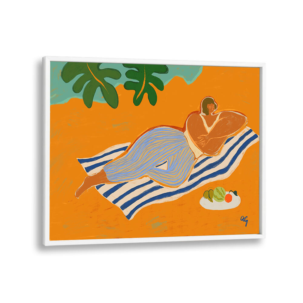 A DAY AT THE BEACH , PORTRAITS & FIGURATIVE ILLUSTRATIONS