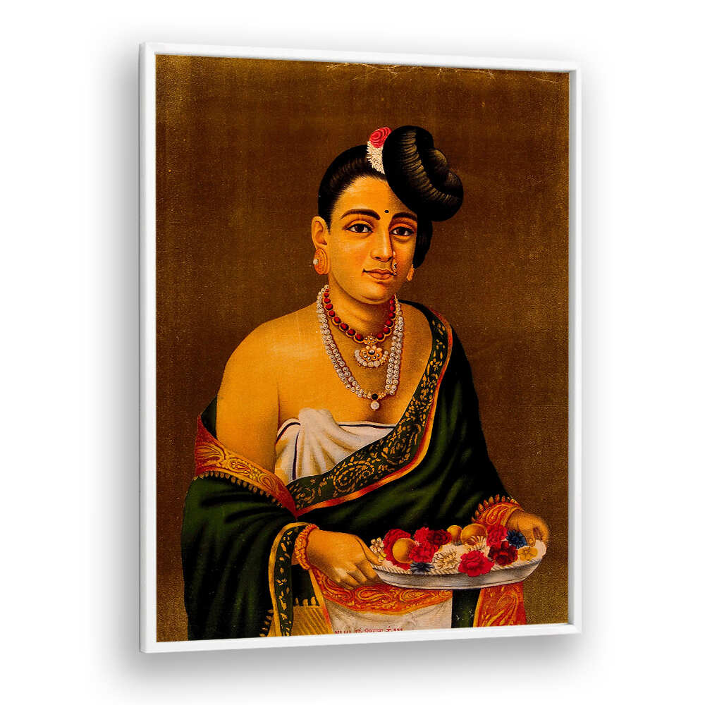 A NAYAR LADY WITH DISTINCTIVE HAIRSTYLE
