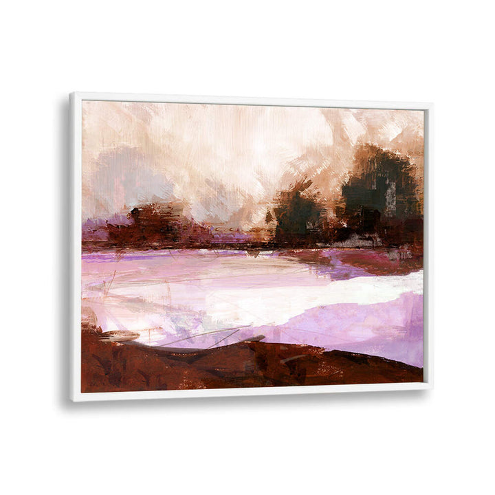 Serene landscape art featuring A PEACEFUL PANORAMA II, LANDSCAPE PAINTINGS for a tranquil living space.