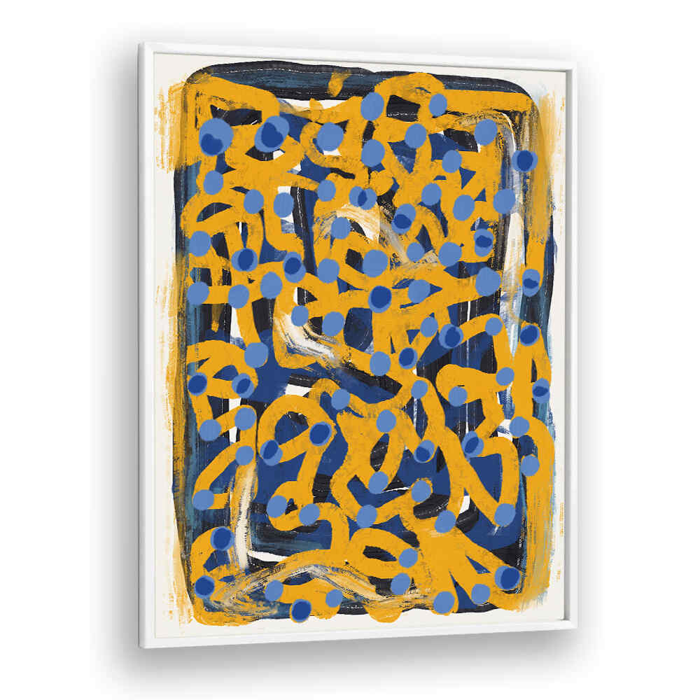 BLUE POLKA DOT , ABSTRACT PAINTINGS