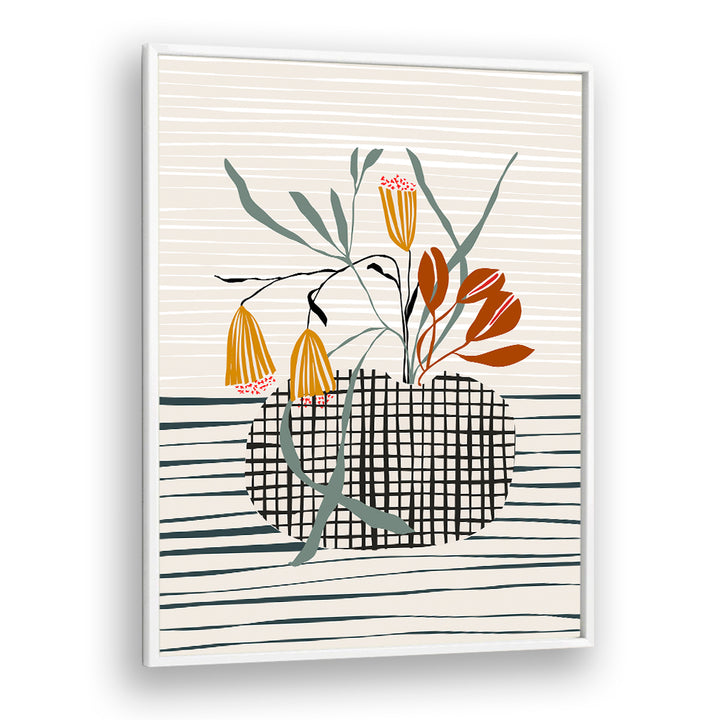 ABSTRACT FLORAL STILL LIFE