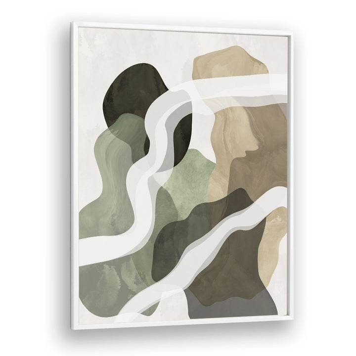 Abstract Green Forms, abstract paintings featuring vibrant colors and unique design, perfect for enhancing any space.