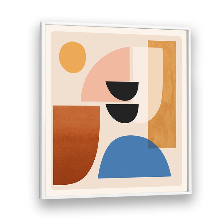 Explore the vibrant hues and shapes of ABSTRACT MINIMAL SHAPES VI, GEOMETRIC ART PRINTS for modern home decor.