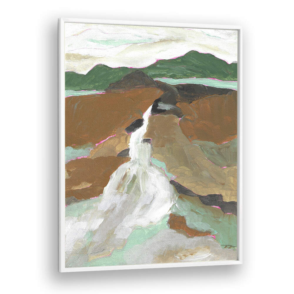 ABSTRACT MOUNTAIN WATERFALL