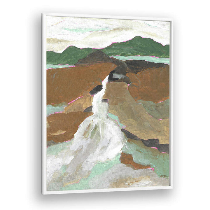 ABSTRACT MOUNTAIN WATERFALL