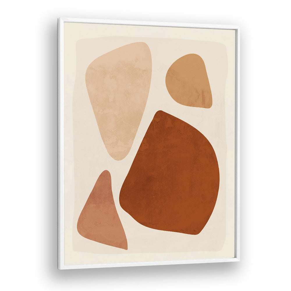 Modern abstract art featuring earthy tones, showcasing ABSTRACT SHAPES IX, GEOMETRIC ART PRINTS for stylish decor.
