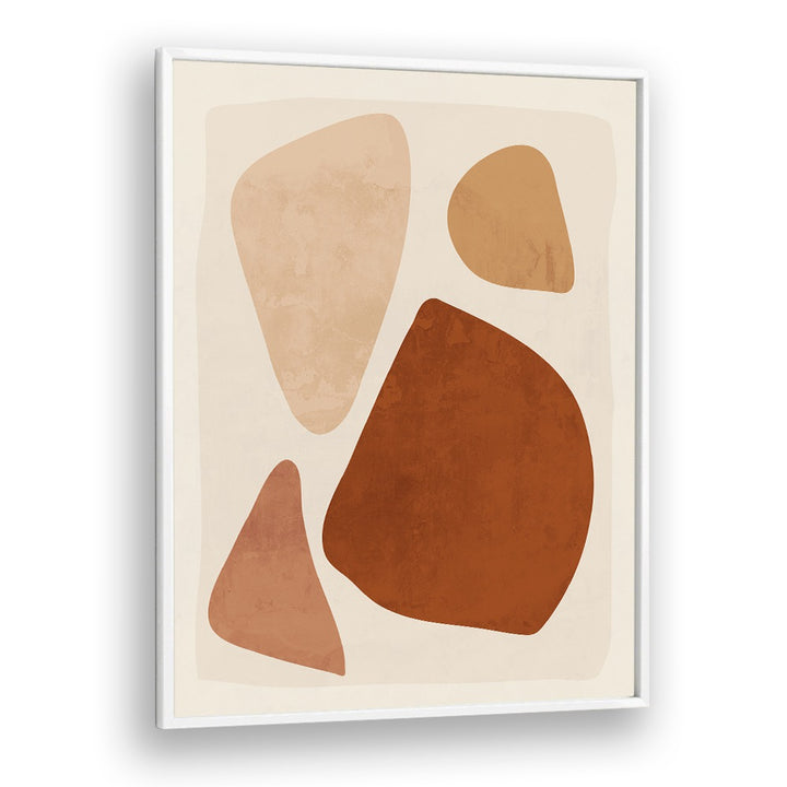 Modern abstract art featuring earthy tones, showcasing ABSTRACT SHAPES IX, GEOMETRIC ART PRINTS for stylish decor.