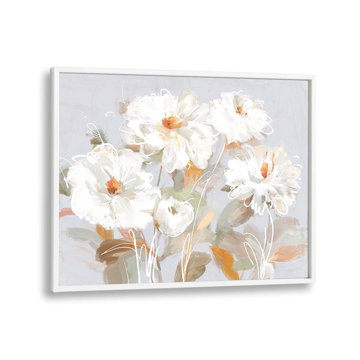 ABSTRACT WHITE FLOWERS