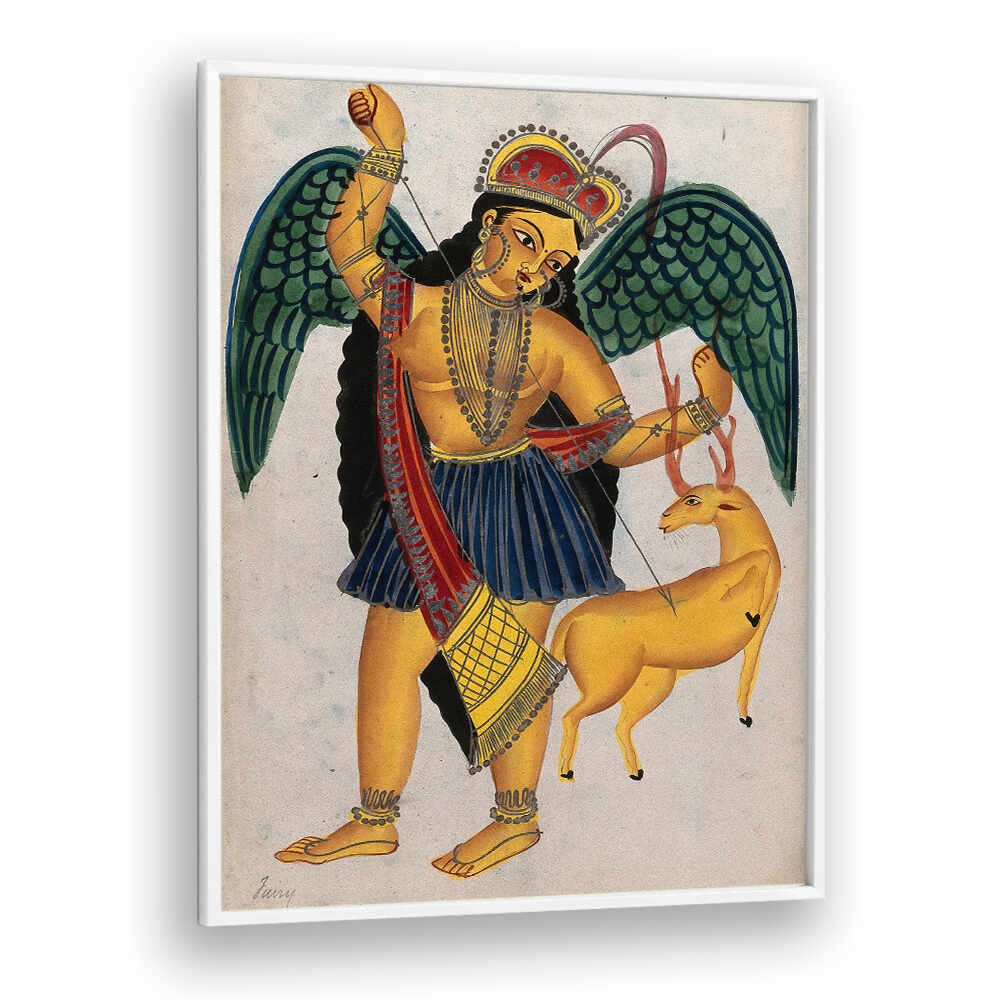 APSARA WITH PET DEER