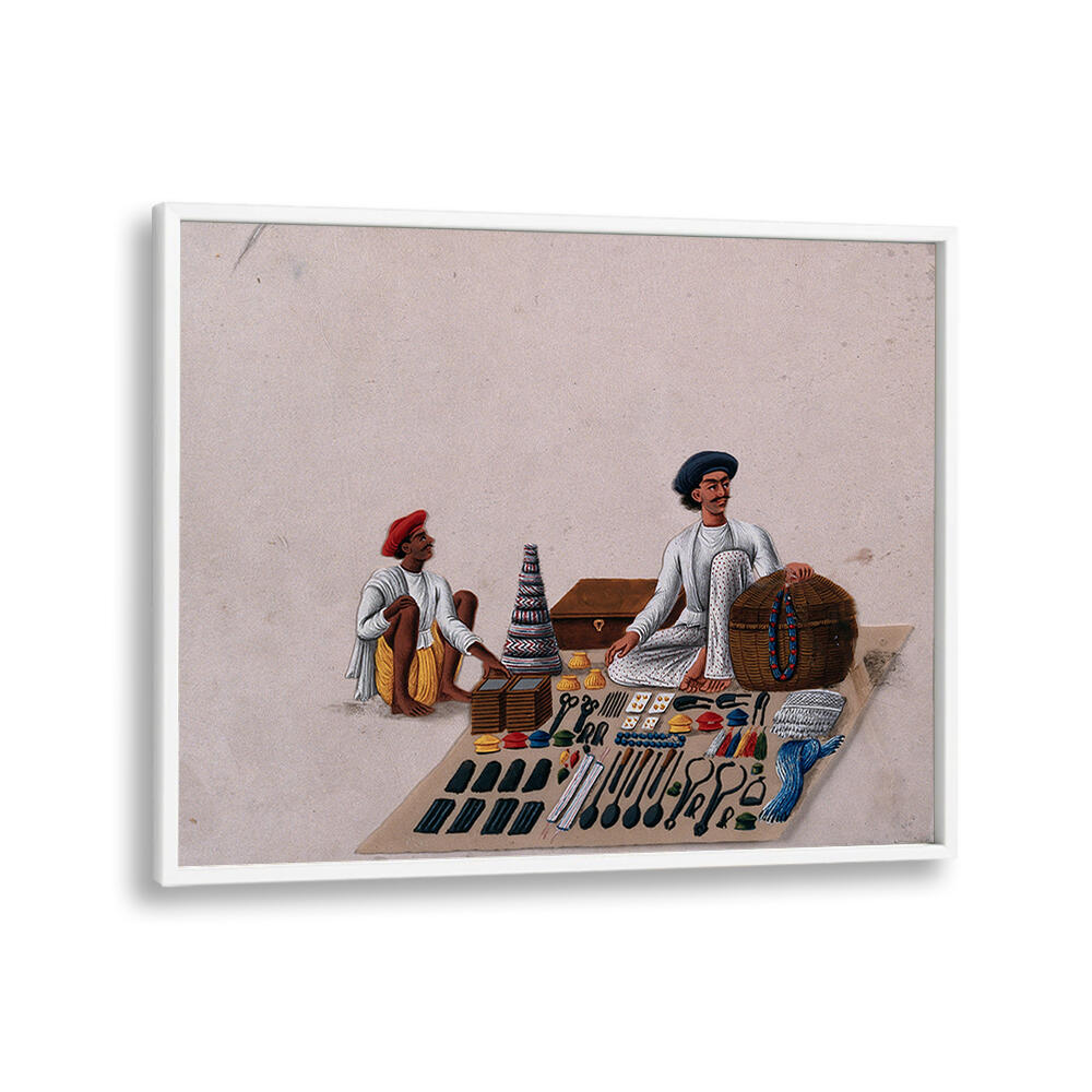 A STREET VENDOR SELLING