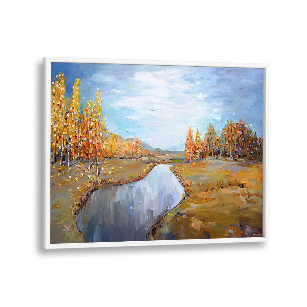 AUTUMN , MODERN IMPRESSIONISM PAINTINGS