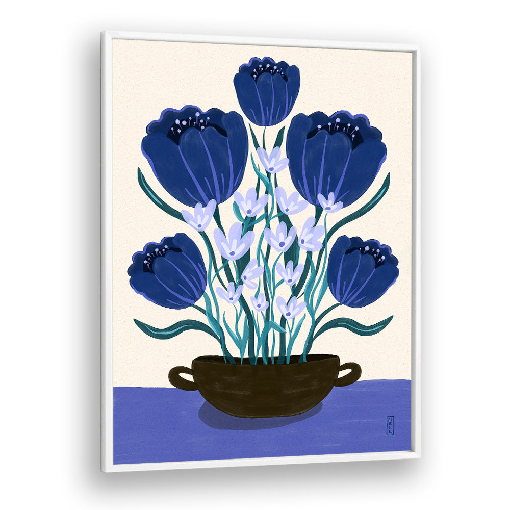BLUE FLORAL ARRANGEMENT