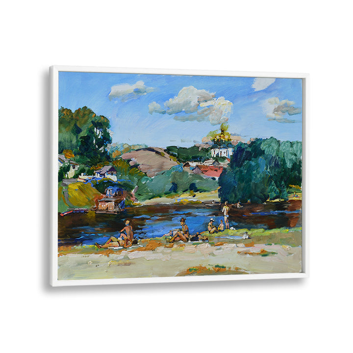 BATHERS ON THE RIVERBANK
