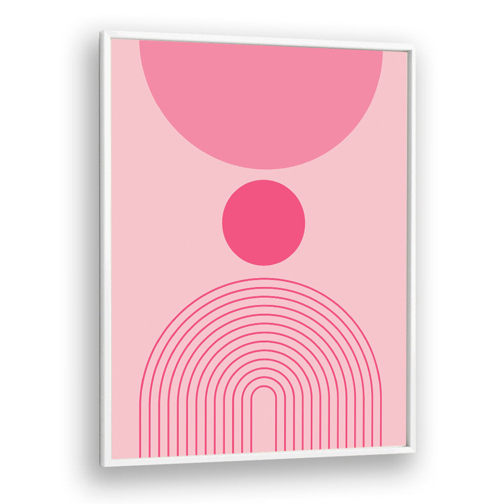 BAUHAUS BOHO PINK I ,BOHO ART PAINTINGS