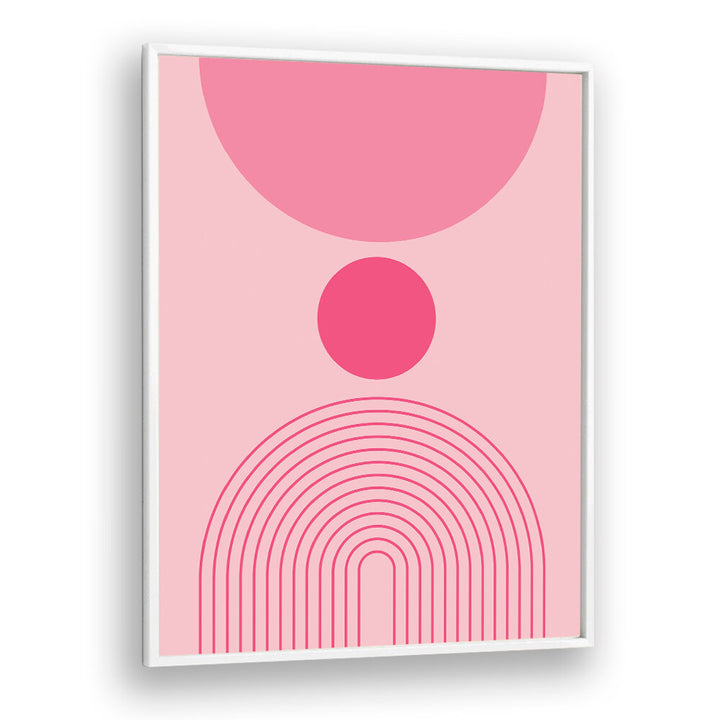 BAUHAUS BOHO PINK I ,BOHO ART PAINTINGS