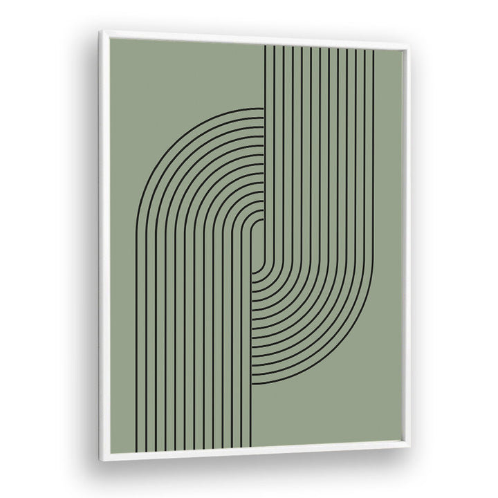 BAUHAUS BOHO SAAGE GREEN V , BOHO ART PAINTINGS