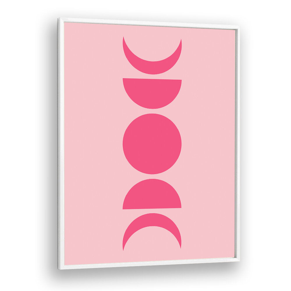 BAUHAUS BOHO PINK VII , BOHO ART PAINTINGS