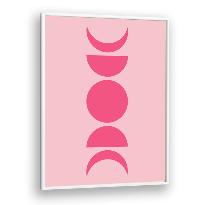 BAUHAUS BOHO PINK VII , BOHO ART PAINTINGS