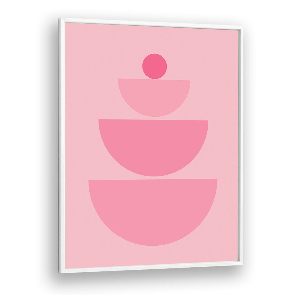 BAUHAUS BOHO PINK IV , BOHO ART PAINTINGS