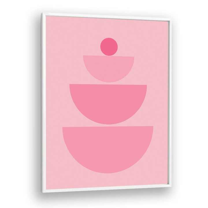 BAUHAUS BOHO PINK IV , BOHO ART PAINTINGS