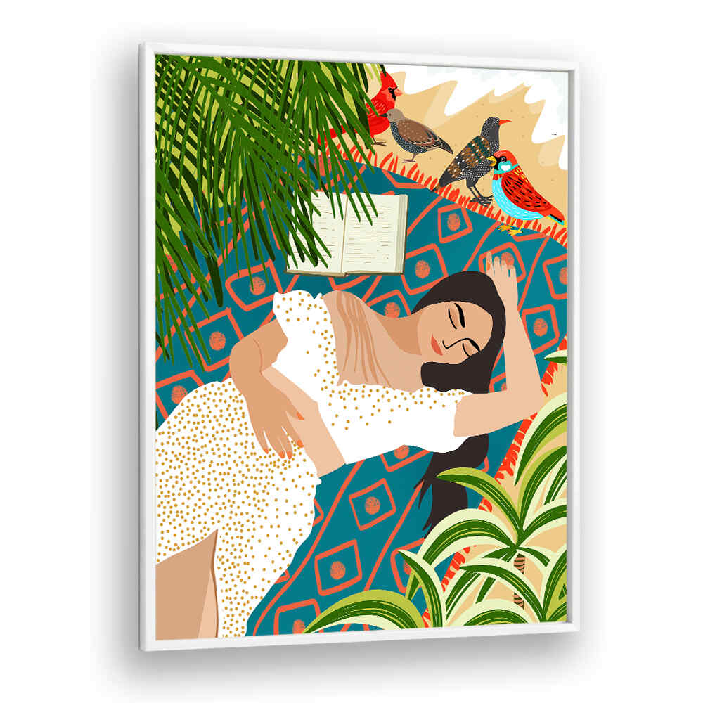 BEACH. READ. SLEEP. REPEAT , PORTRAITS & FIGURATIVE ILLUSTRATIONS
