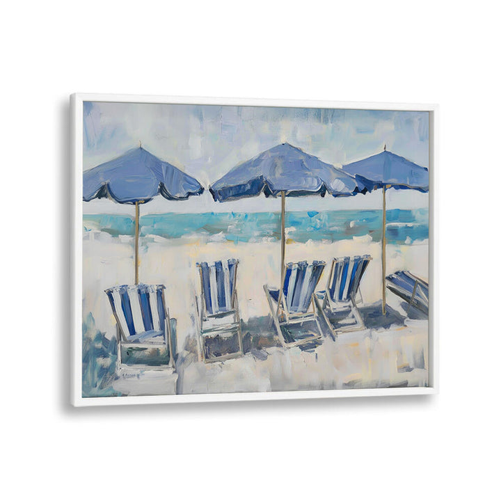 BEACH CHAIRS , BEACH PAINTINGS