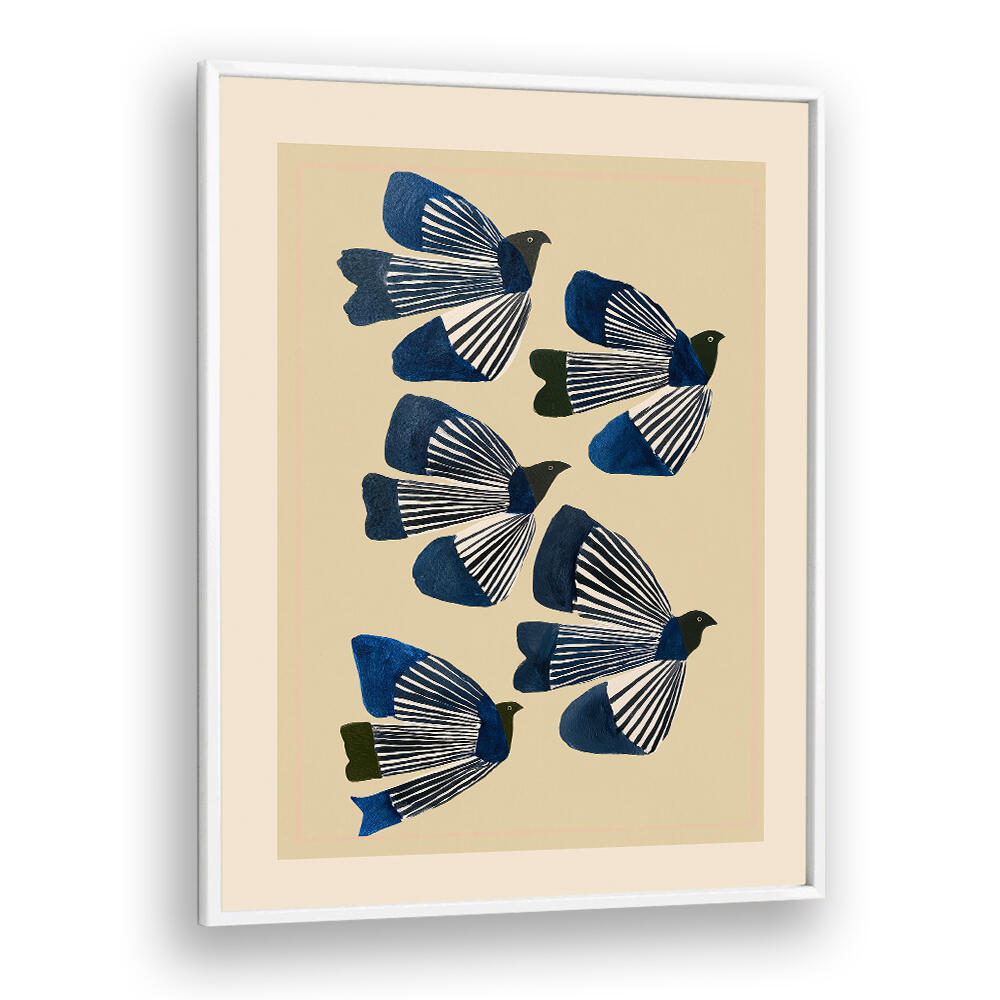 BIRDS IN FLIGHT , ANIMAL PAINTINGS