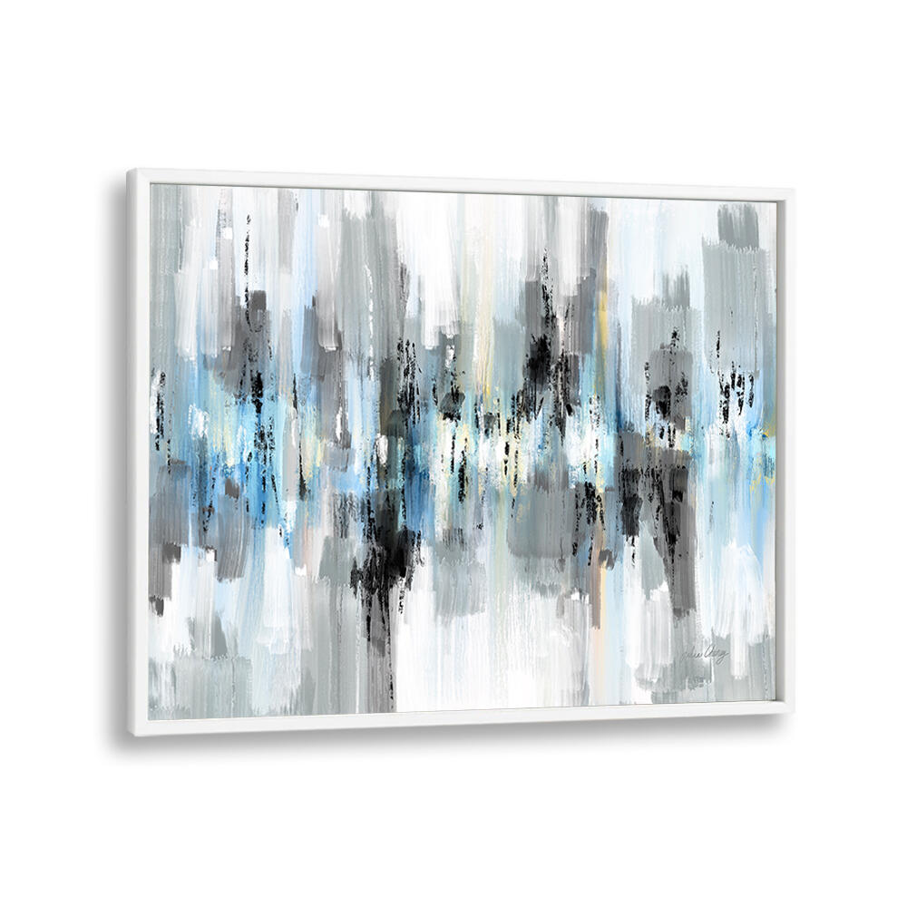 BLACK WHITE BLUE REFLECTIONS