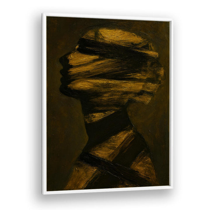 BLINDFOLDED WHISPER , EXPRESSIONISM PAINTINGS