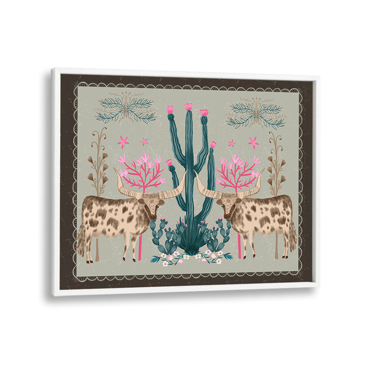 BLOOMING DESERT LONGHORNS