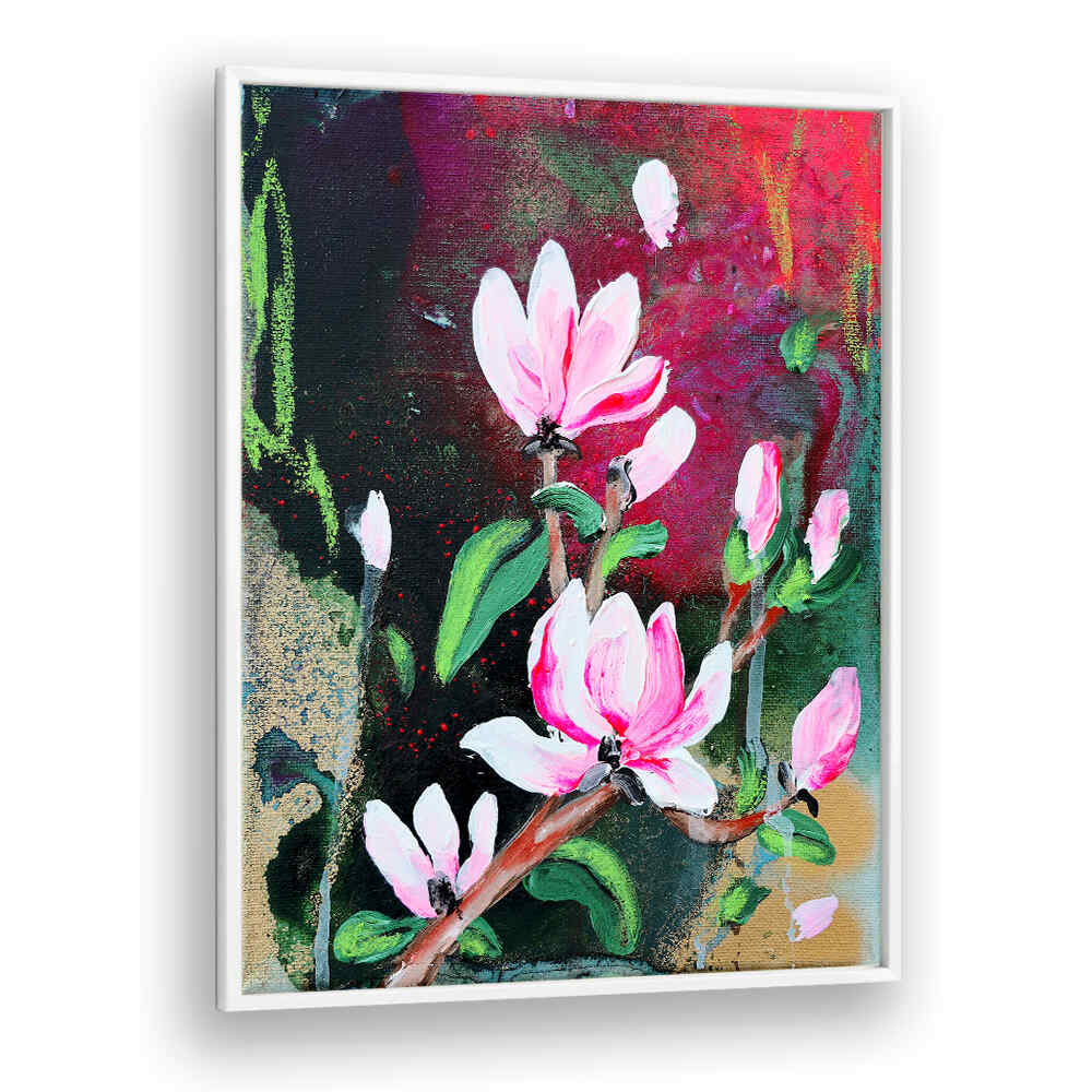 BLOOMING ELEGANCE , FLORAL FLOWER PAINTINGS