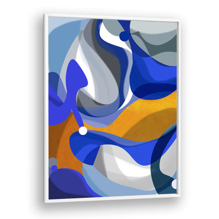 BLUE GOLDEN , ABSTRACT PAINTINGS
