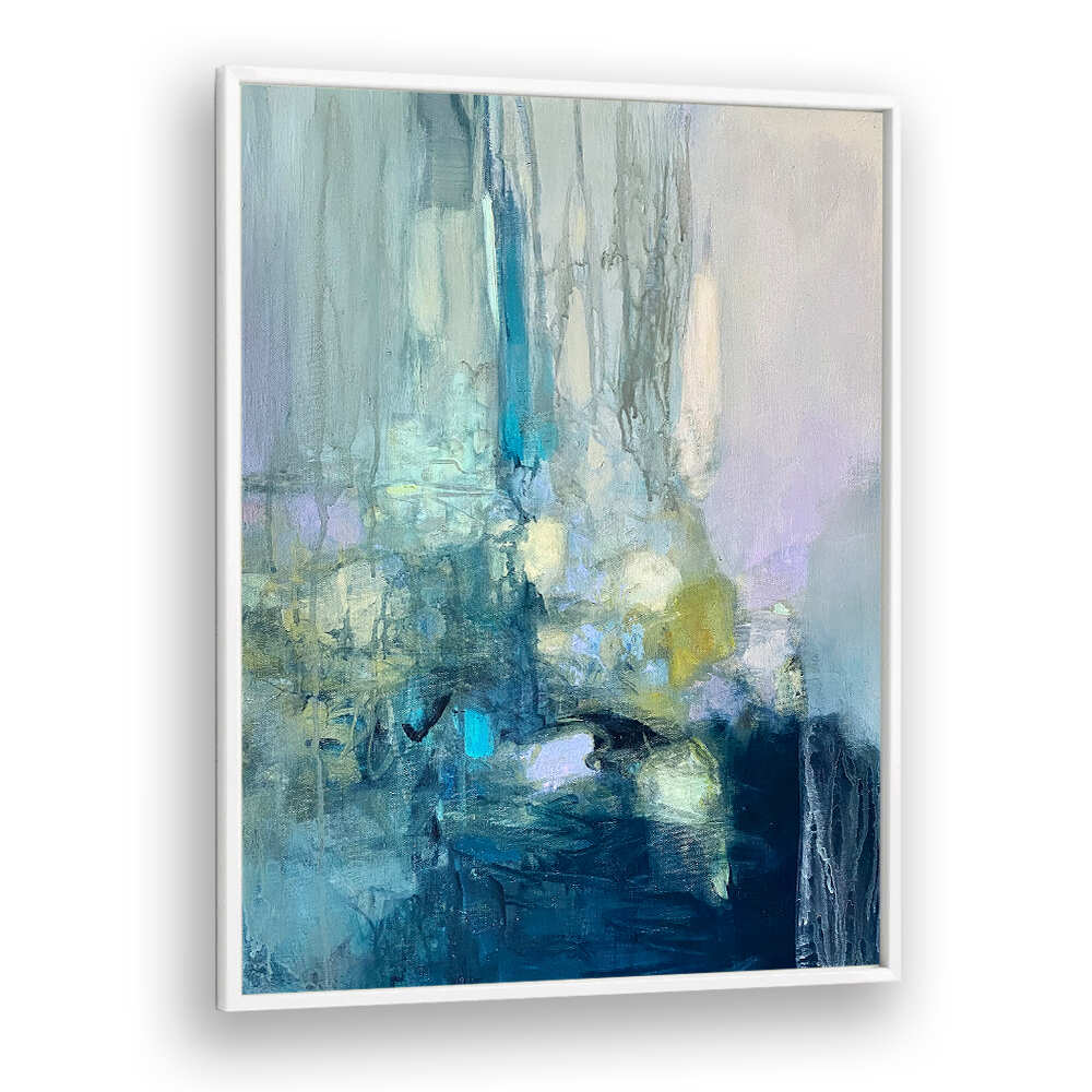 BLUE GREEN ABSTRACT FLOW