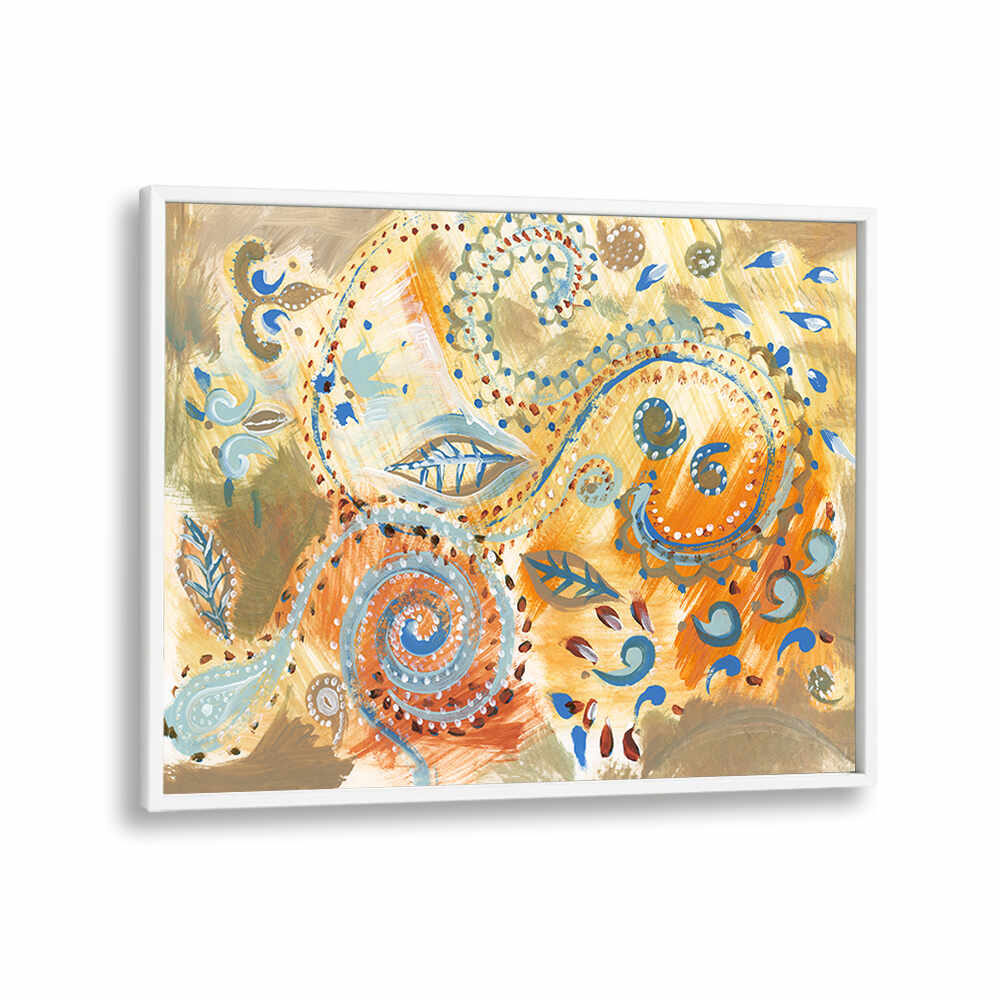 BOHEMIAN PATTERN I , BOHO ART PAINTINGS