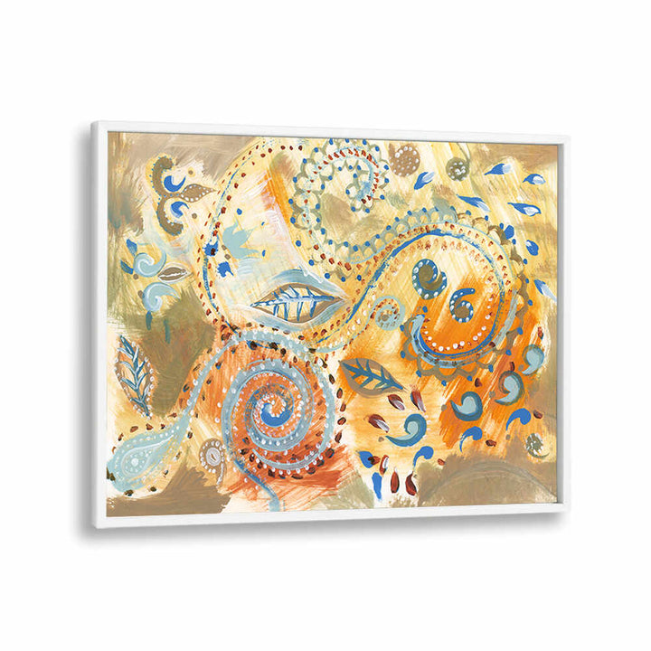 BOHEMIAN PATTERN I , BOHO ART PAINTINGS