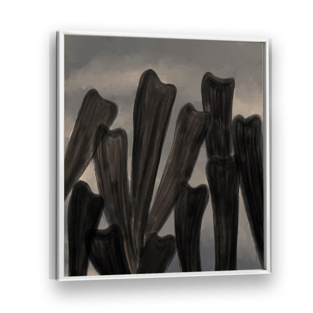 Stylish BOTANICAL ABSTRACT V, FLORAL FLOWER PAINTINGS create a modern touch for any home or office decor.