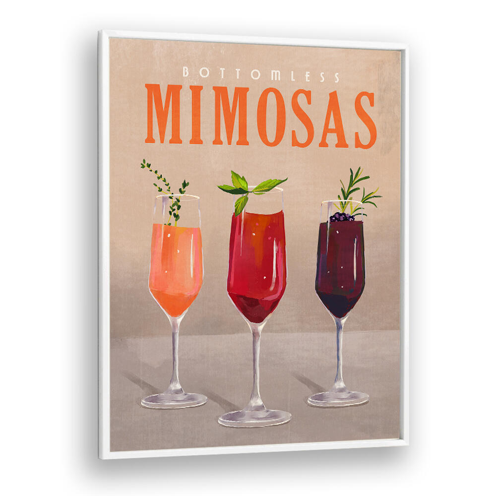 BOTTOMLESS MIMOSAS PASTEL , BAR & CAFE ART