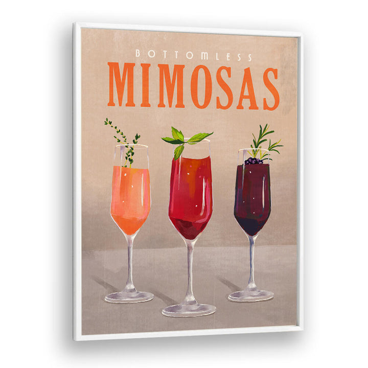 BOTTOMLESS MIMOSAS PASTEL , BAR & CAFE ART